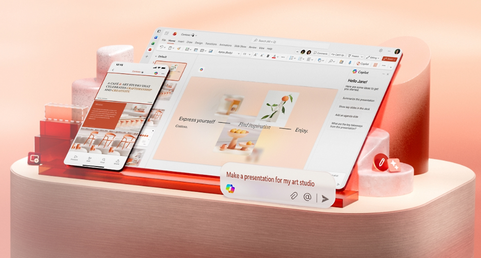 Build impressive slide shows using modern design elements from wps download